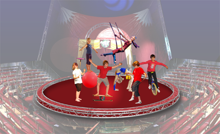 Anniversaire enfant ateliers cirque